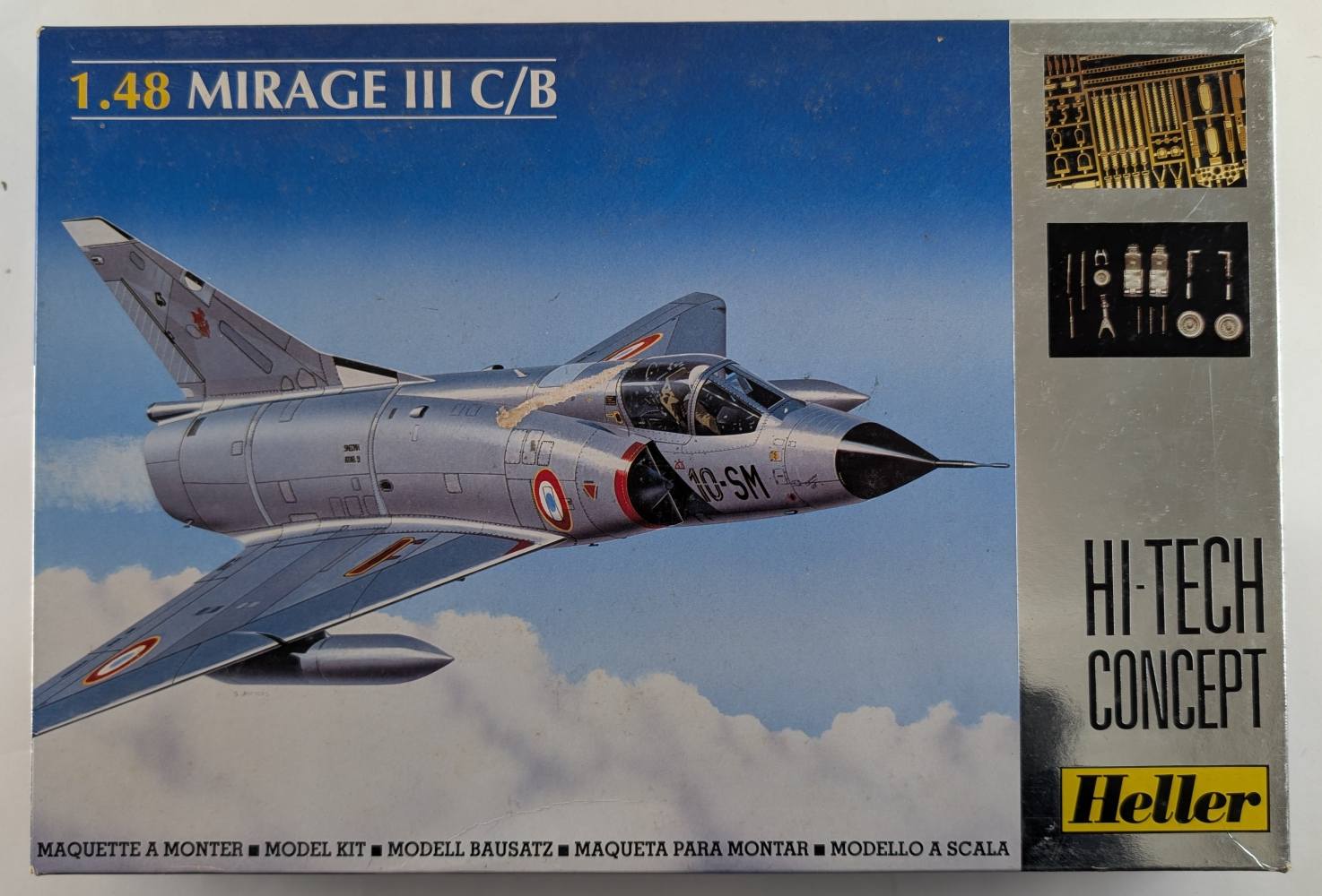 HELLER 80540 MIRAGE III C/B Aircraft Model Kits