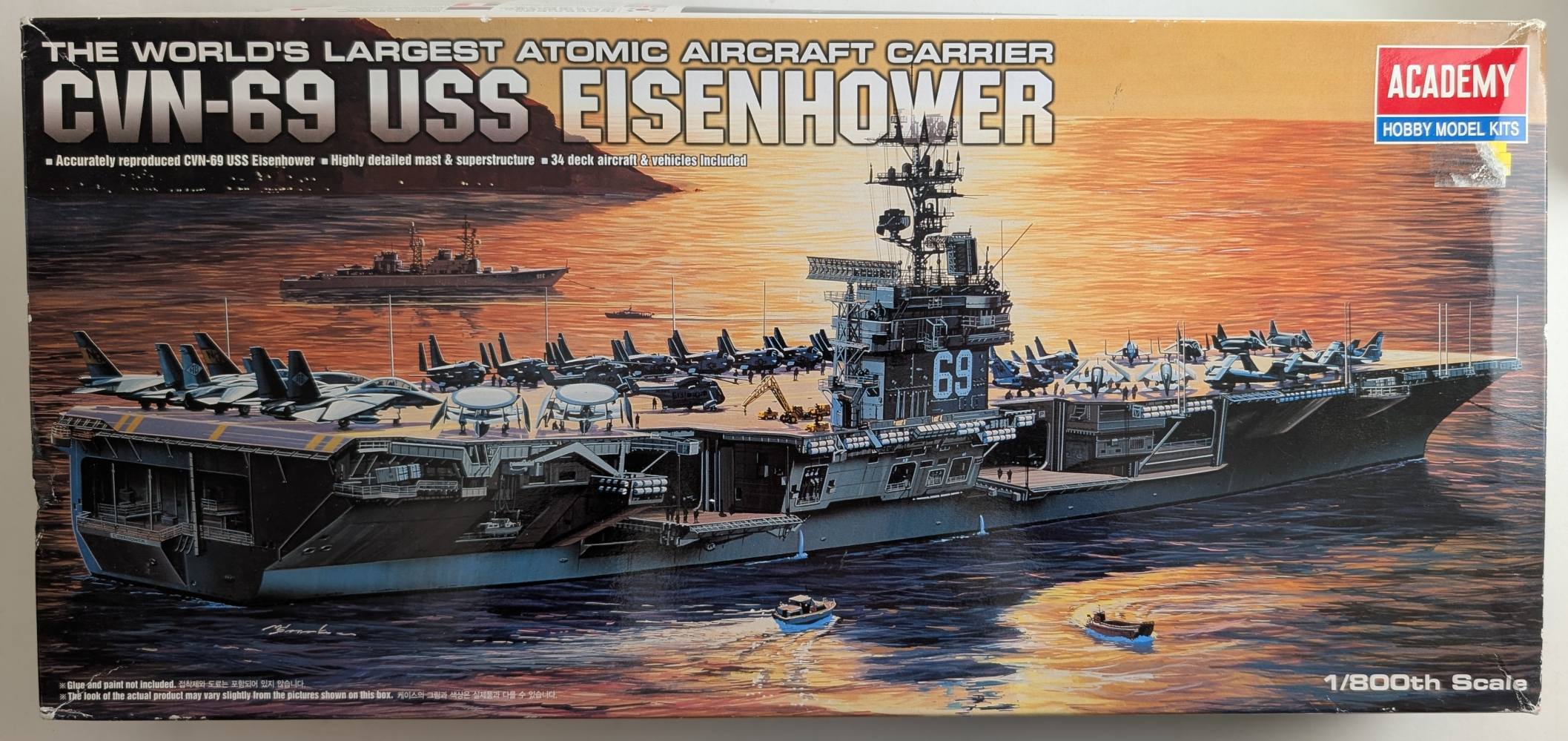 ACADEMY 14212 CVN-69 USS EISENHOWER Model Ships Kits
