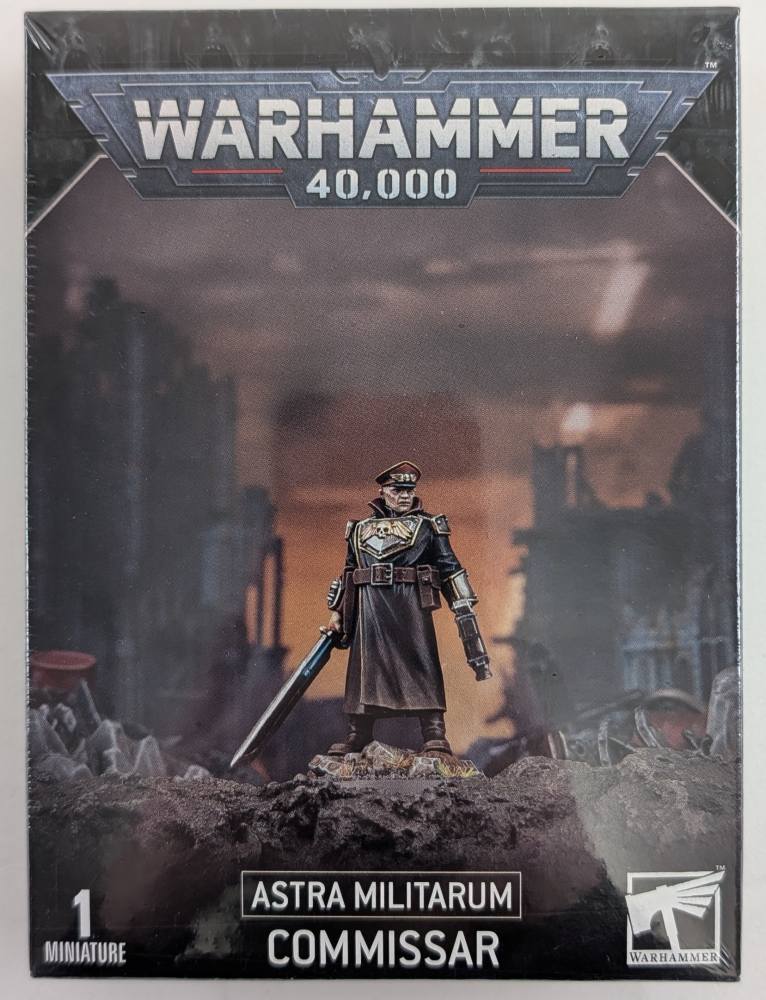 GAMES WORKSHOP WARHAMMER 40000 ASTRA MILITARUM COMMISAR Wargames Model Kits