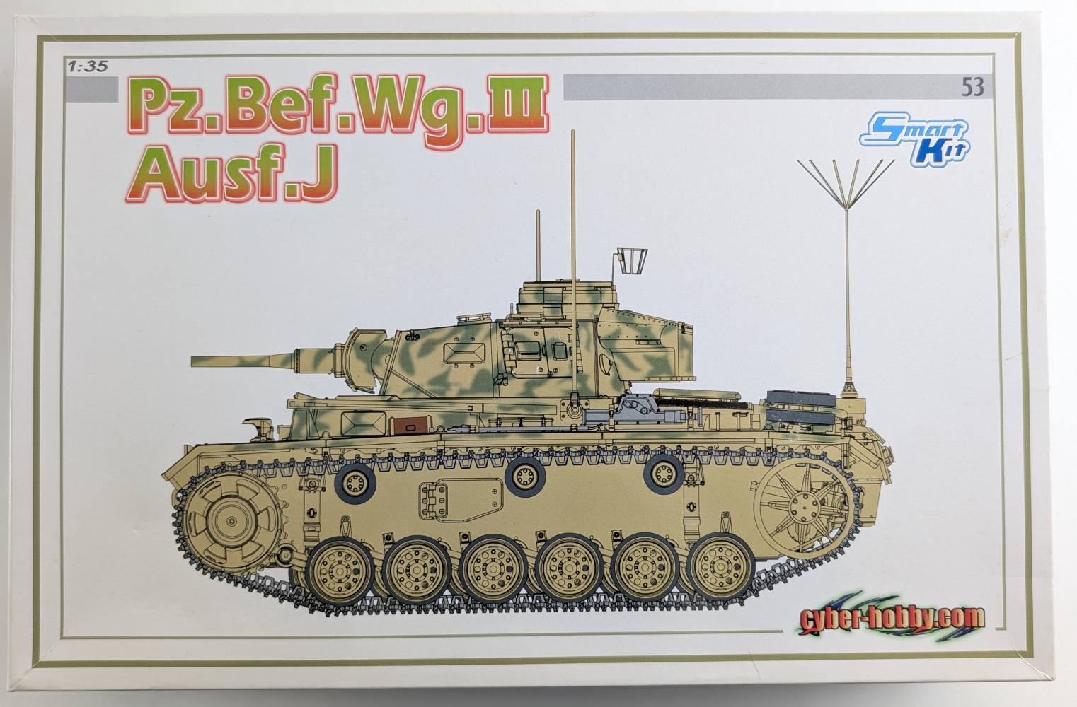 CYBER-HOBBYCOM  6544 PZ.BEF.WG.III AUSF.J Military Model Kits