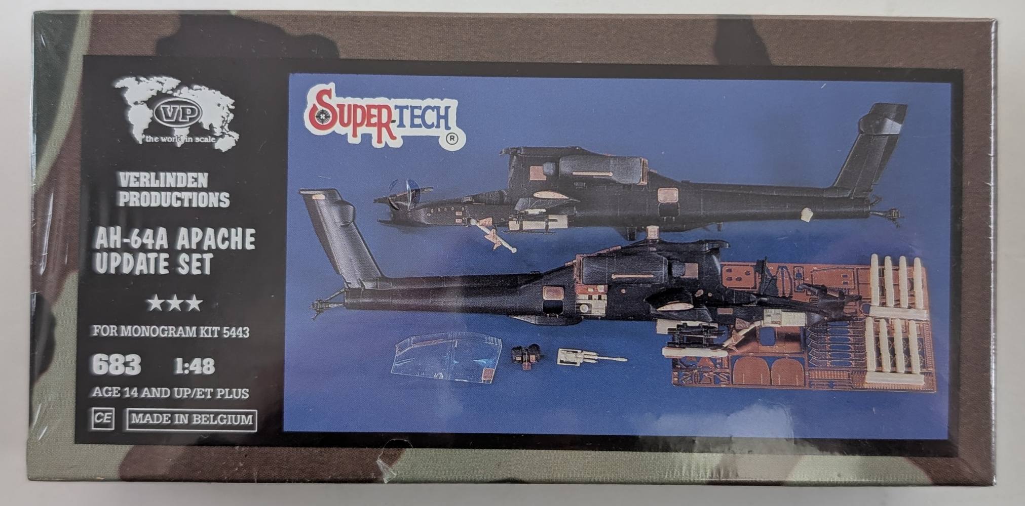 VERLINDEN PRODUCTIONS 683 AH-64A APACHE UPDATE SET Conversion Sets