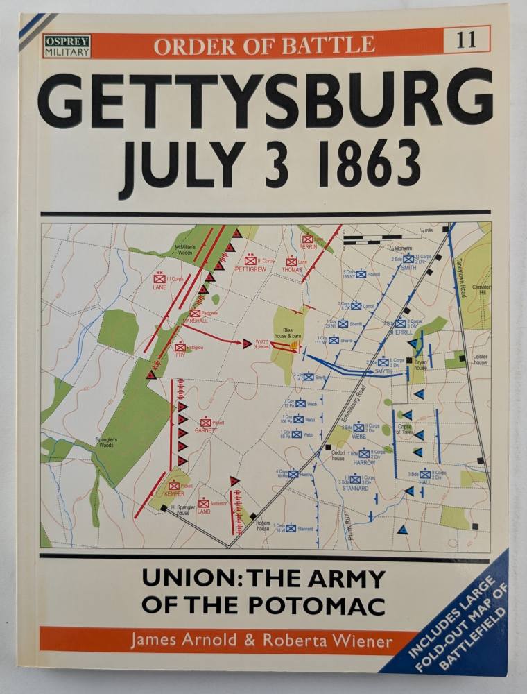 OSPREY MILITARY ORDER OF BATTLE 11 GETTYSBURG JULY 3 1863 Books