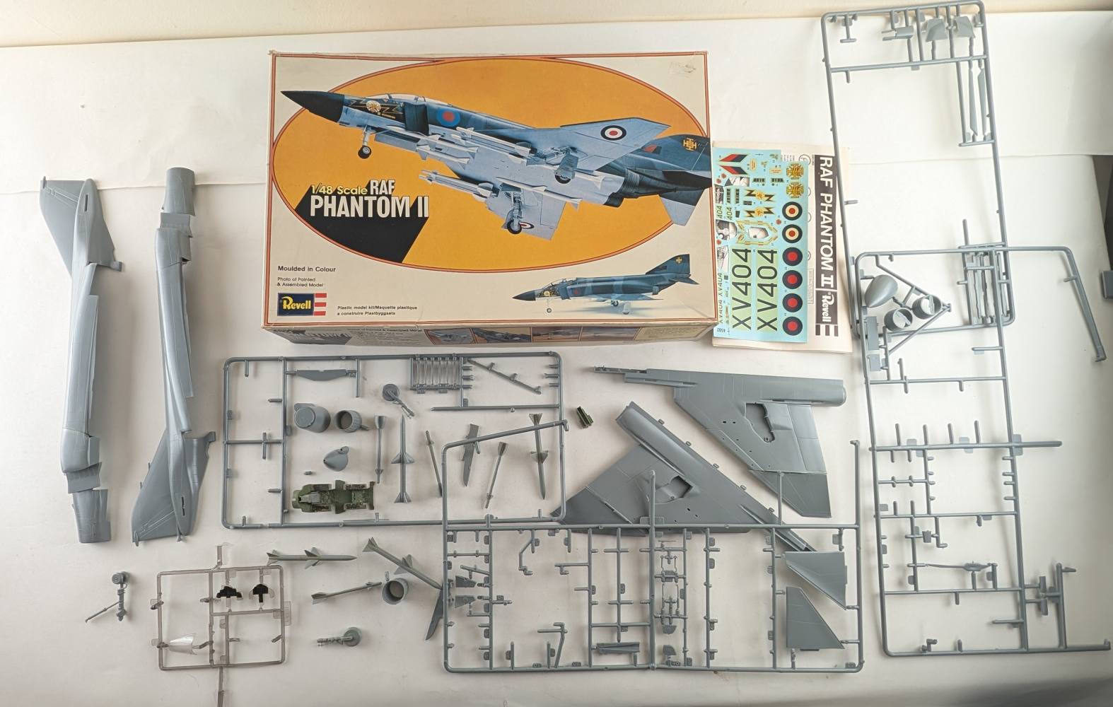 KINGKIT MODEL SCRAPYARD REVELL 4502 RAF PHANTOM II STARTED Aircraft Model Kits