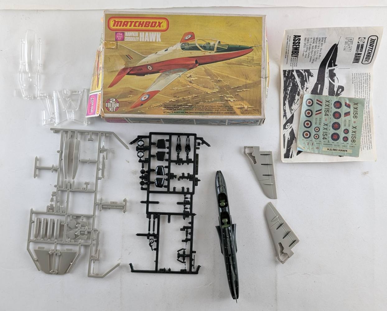 KINGKIT MODEL SCRAPYARD MATCHBOX PK-27 HAWKER SIDDELEY HAWK STARTED Salvage Yard