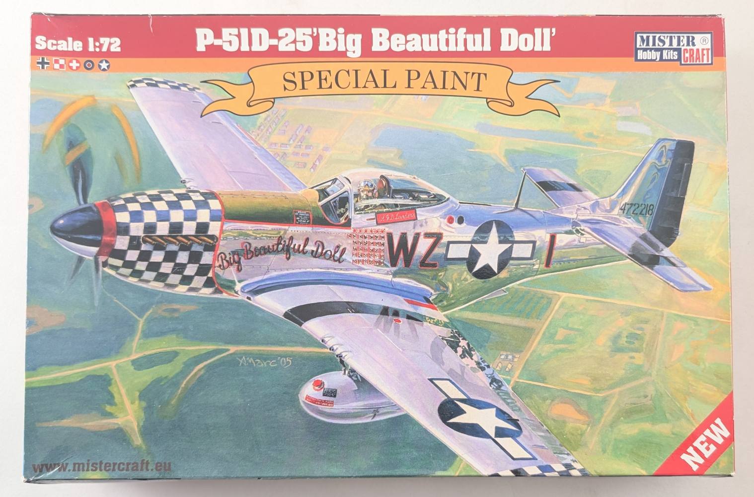 MISTERCRAFT 042707 P-51D-25 BIG BEAUTIFUL DOLL Aircraft Model Kits