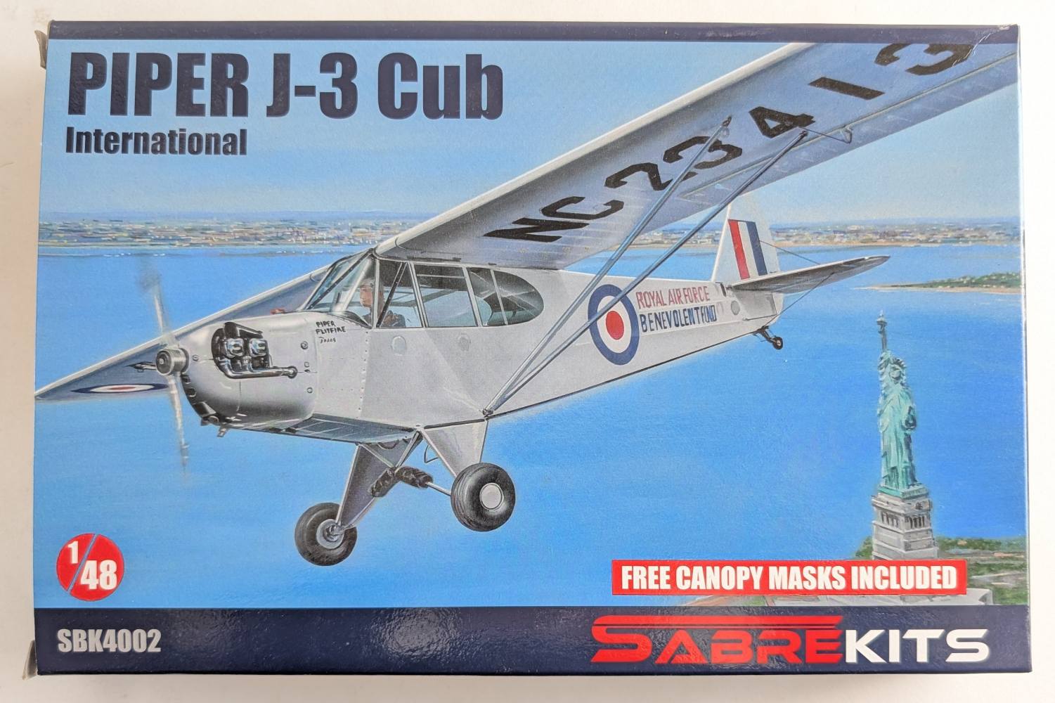 SABRE KITS 4002 PIPER J-3 CUB INTERNATIONAL Aircraft Model Kits
