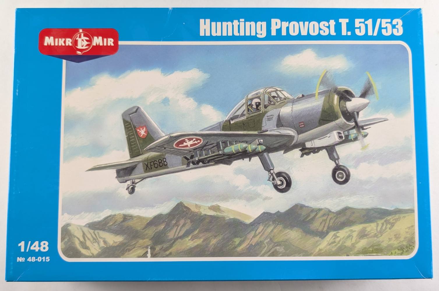 MICRO-MIR 48015 HUNTING PROVOST T.51/53 Aircraft Model Kits