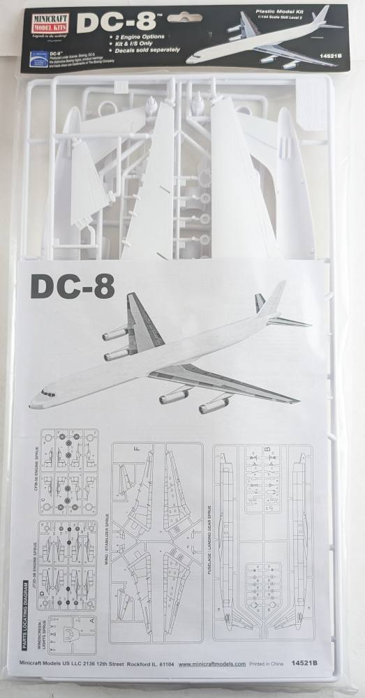 MINICRAFT 14521B DC-8 Aircraft Model Kits