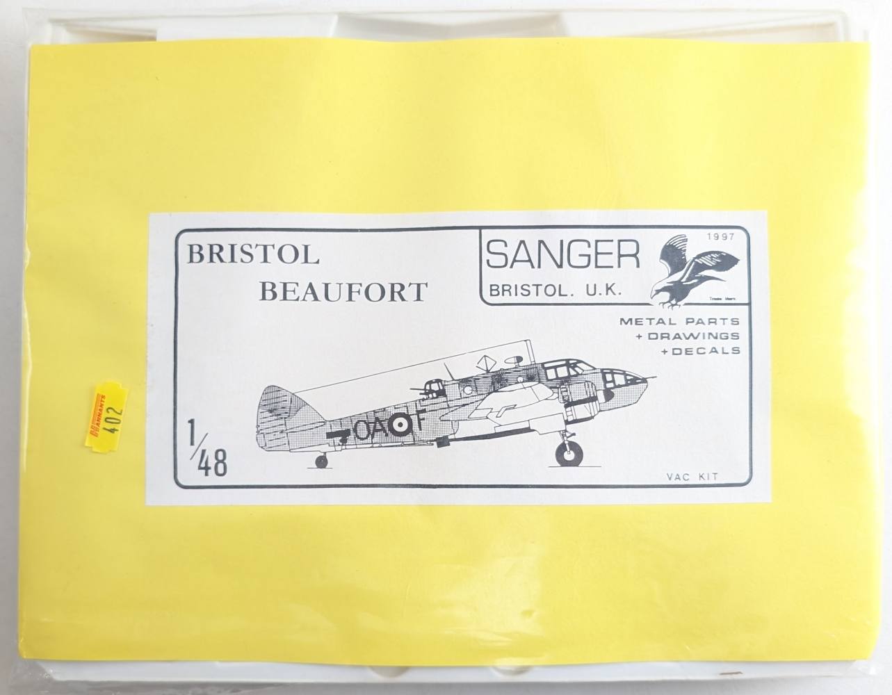 SANGER BRISTOL BEAUFORT Aircraft Model Kits