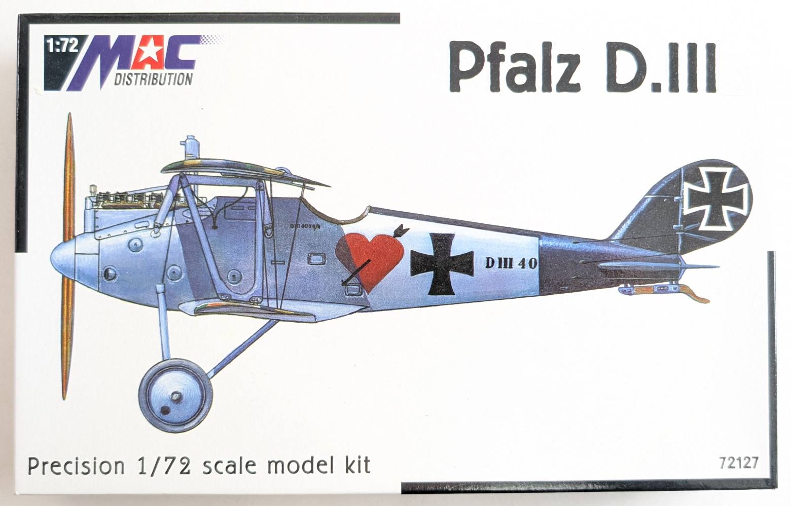 MAC DISTRIBUTION 72127 PFALZ D.III Aircraft Model Kits