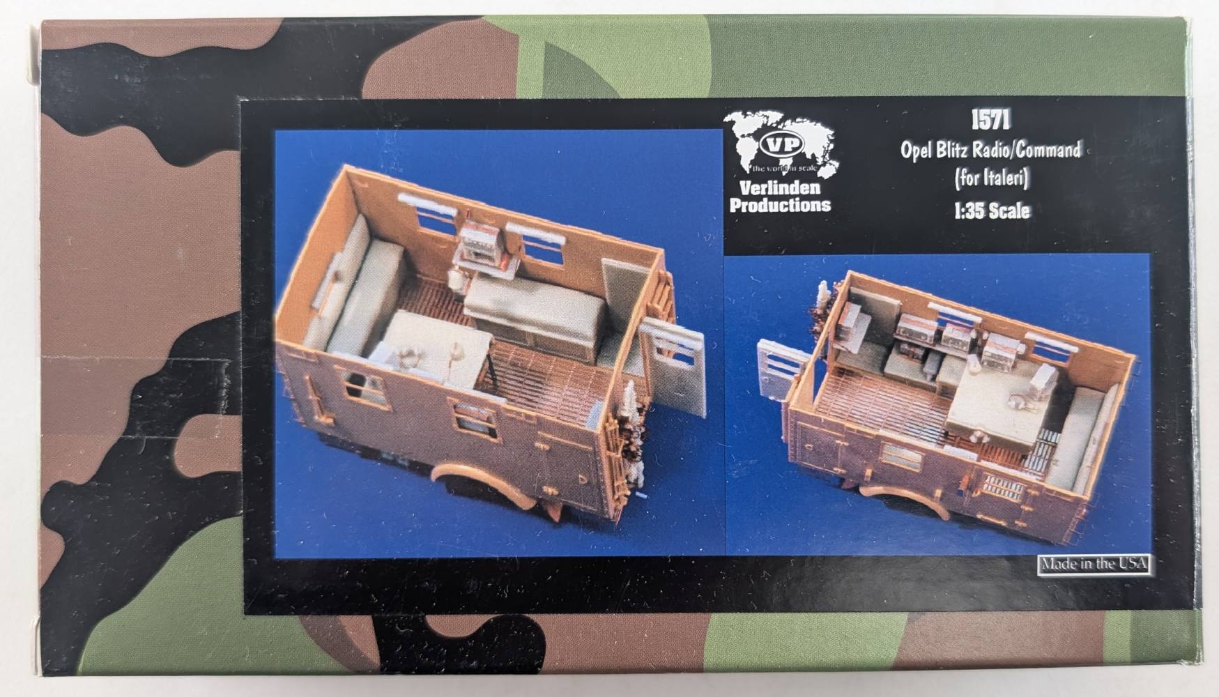 VERLINDEN PRODUCTIONS 1571 OPEL BLITZ RADIO/COMMAND FOR ITALERI Military Model Kits