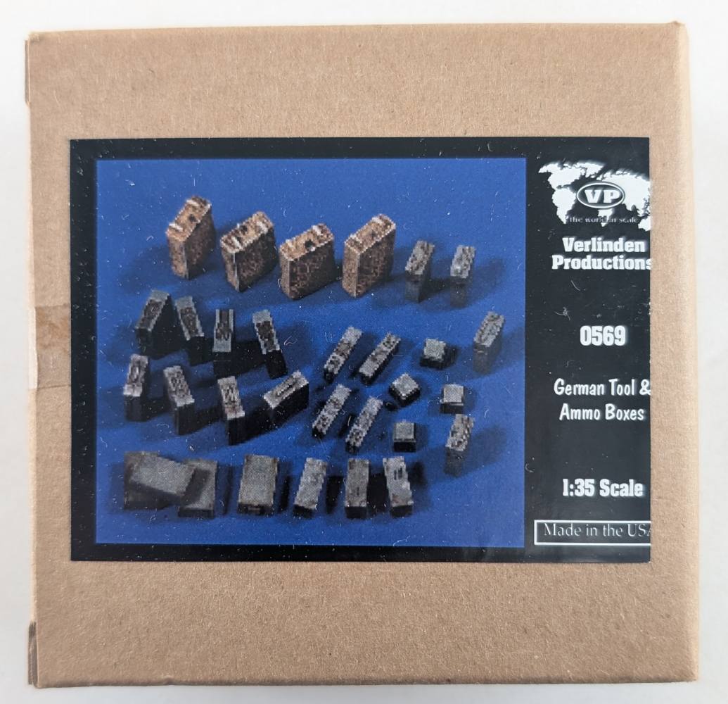 VERLINDEN PRODUCTIONS Military Model Kits 0569 GERMAN TOOL AMMO BOXES