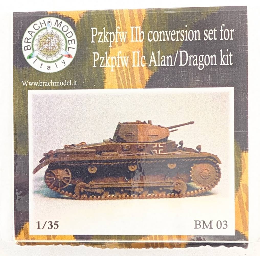 BRACH MODEL BM03 PZKPFW IIB CONVERSION SET FOR PZKPFW IIC ALAN/DRAGON Conversion Sets