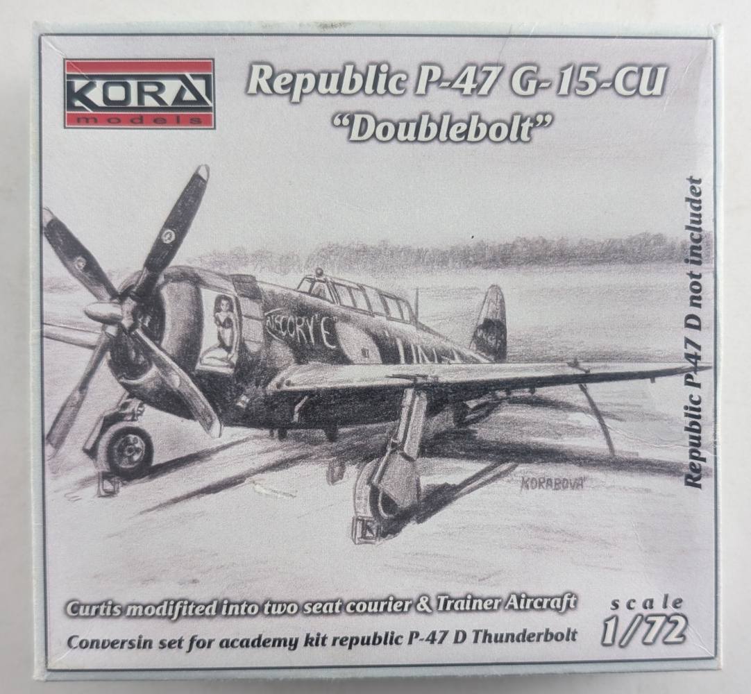 KORA 7203 REPUBLIC P-47 G-15-CU DOUBLEBOLT Aircraft Model Kits