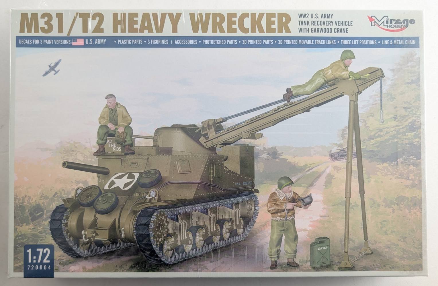 MIRAGE 720004 M31/T2 HEAVY WRECKER Military Model Kits