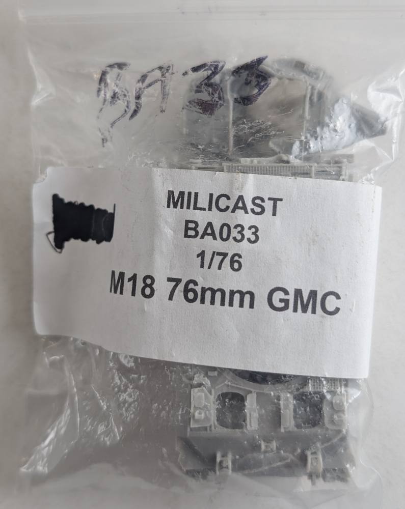 MILICAST BA033 M18 76MM GMC Military Model Kits