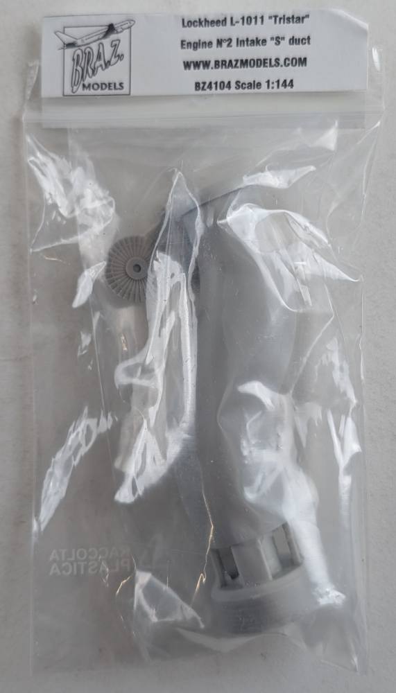 BRAZ MODELS BZ4104 LOCKHEED L-1011 TRISTAR ENGINE NO2 INTAKE S DUCT Conversion Sets