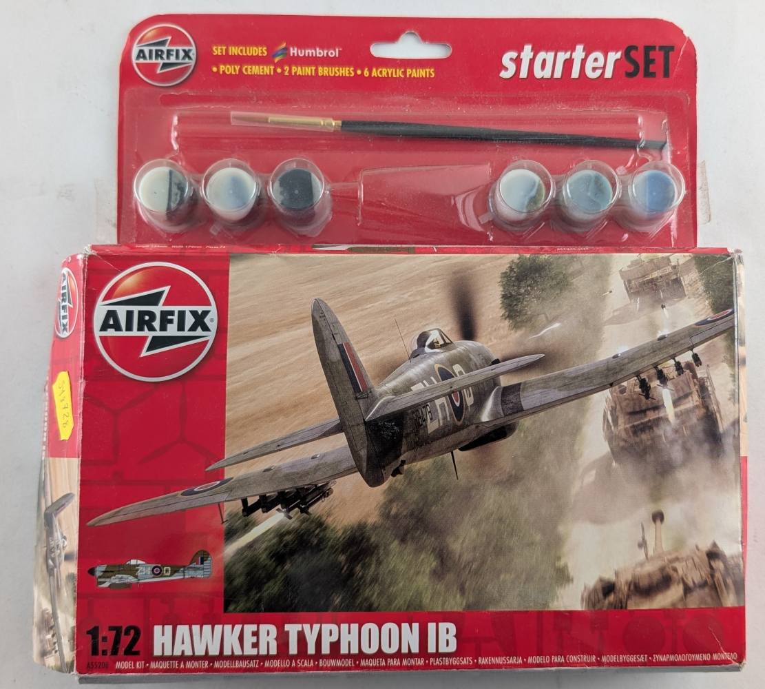 KINGKIT MODEL SCRAPYARD AIRFIX 55208 HAWKER TYPHOON IB NO GLUE Salvage Yard