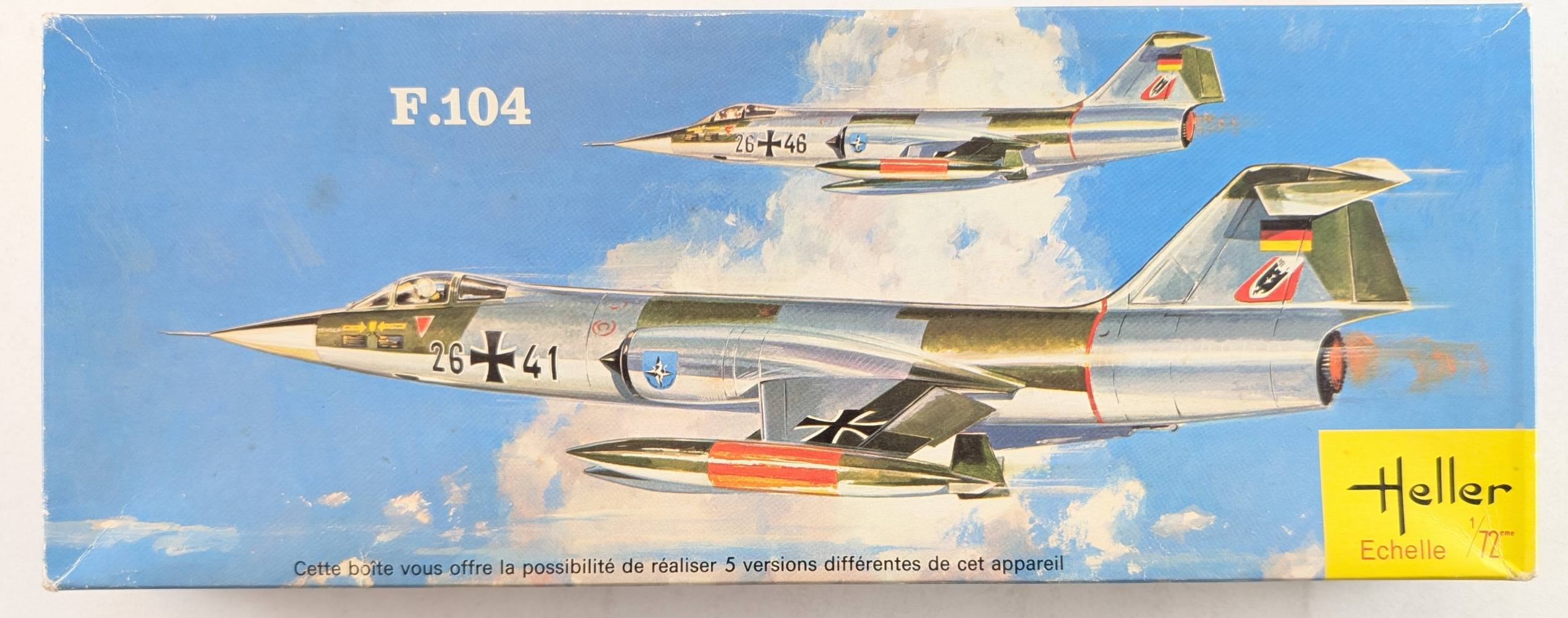 HELLER 273 F.104 Starfighter Aircraft Model Kits