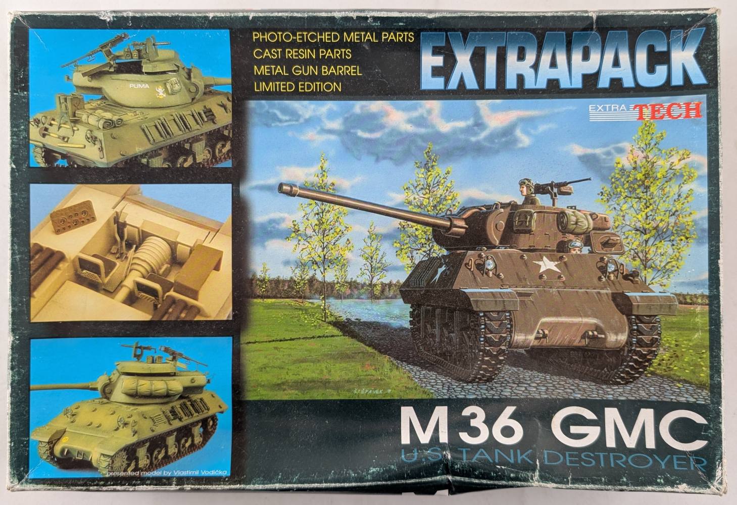 EXTRA TECH 72040 M36 GMC US TANK DESTROYER Military Model Kits