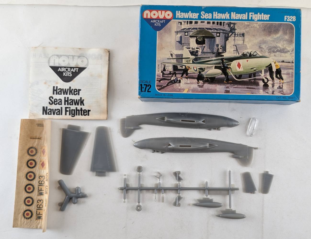 KINGKIT MODEL SCRAPYARD NOVO F328 HAWKER SEA HAWK F.MK I STARTED Salvage Yard