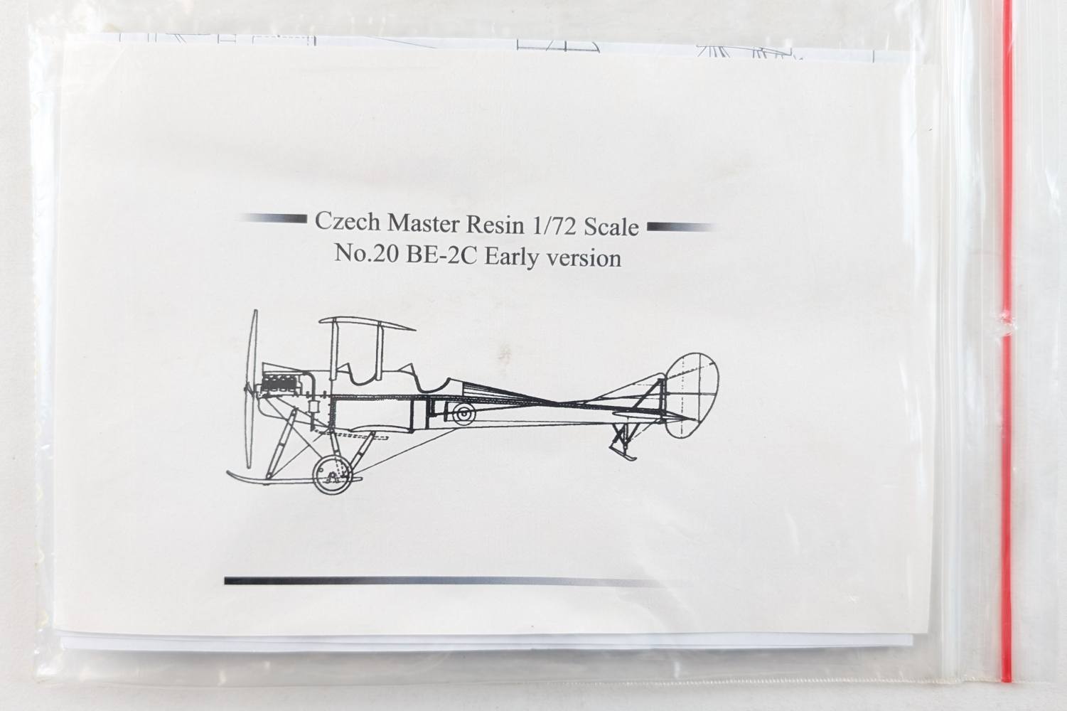 CZECH MASTER RESIN NO.20 BE-2C EARLY VERSION Aircraft Model Kits
