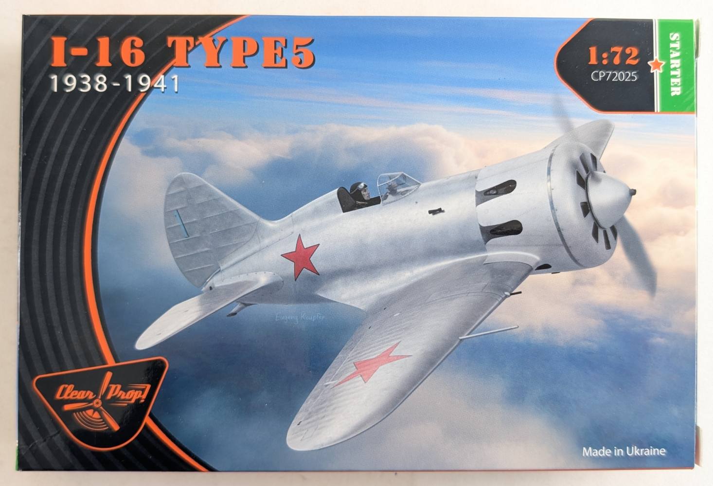 CLEAR PROP 72025 I-16 TYPE 5 1938-1941 Aircraft Model Kits