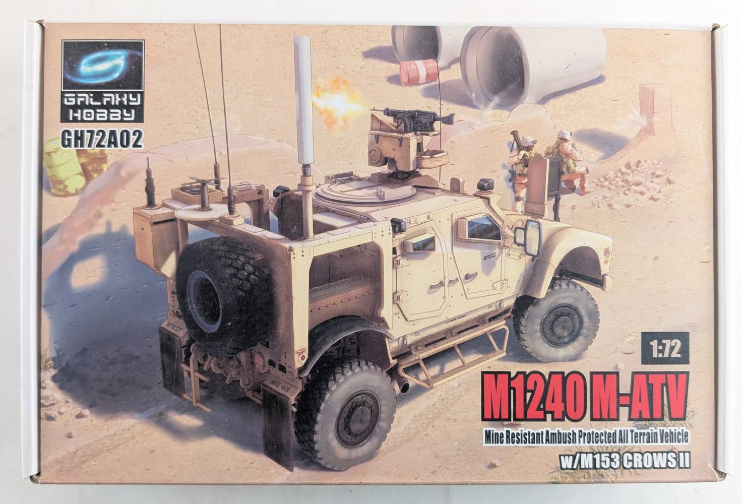 GALAXY 72A02 M1240 M-ATV W/M153 CROWS II Military Model Kits
