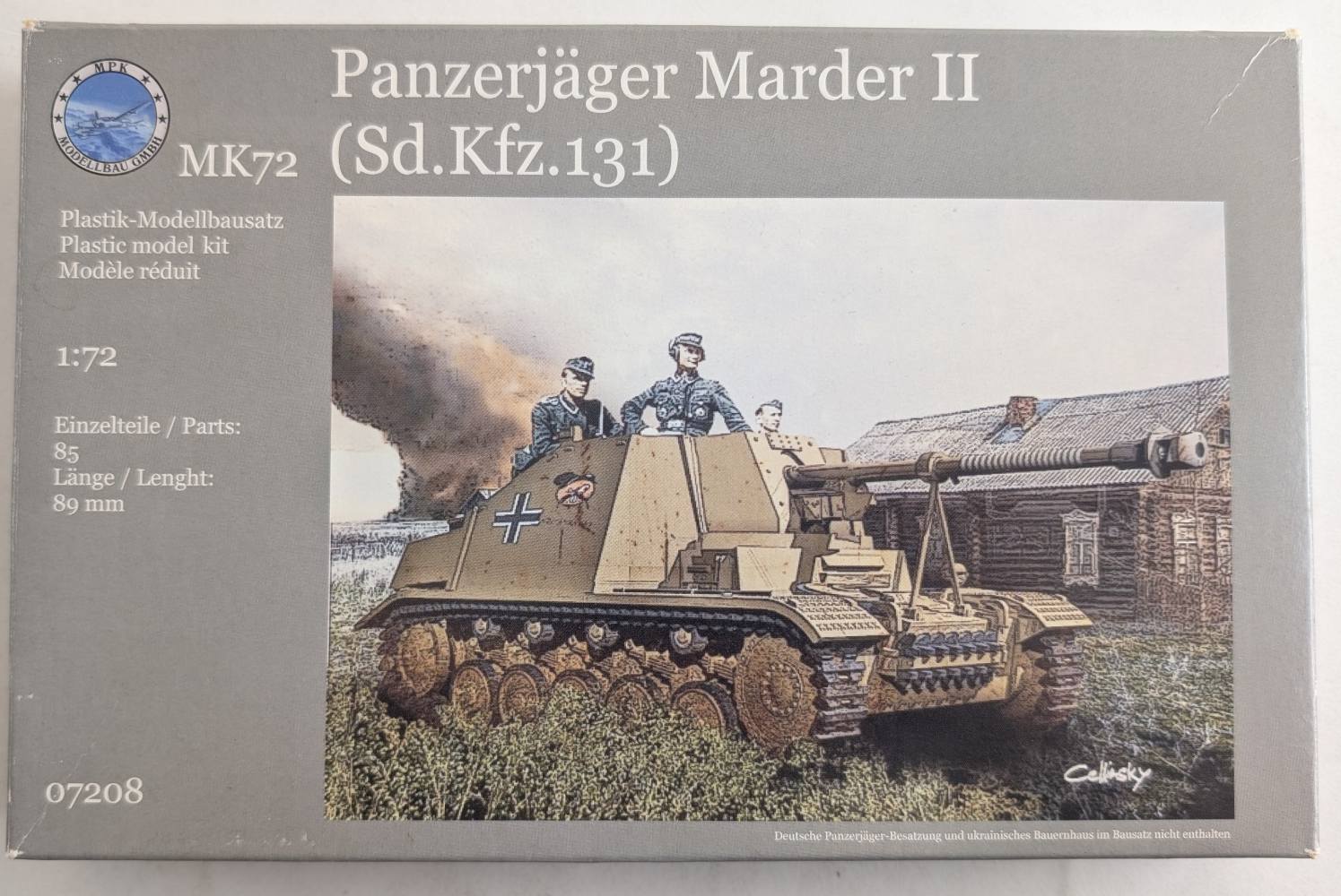 MPK 07208 PANZERJAGER MARDER II Military Model Kits