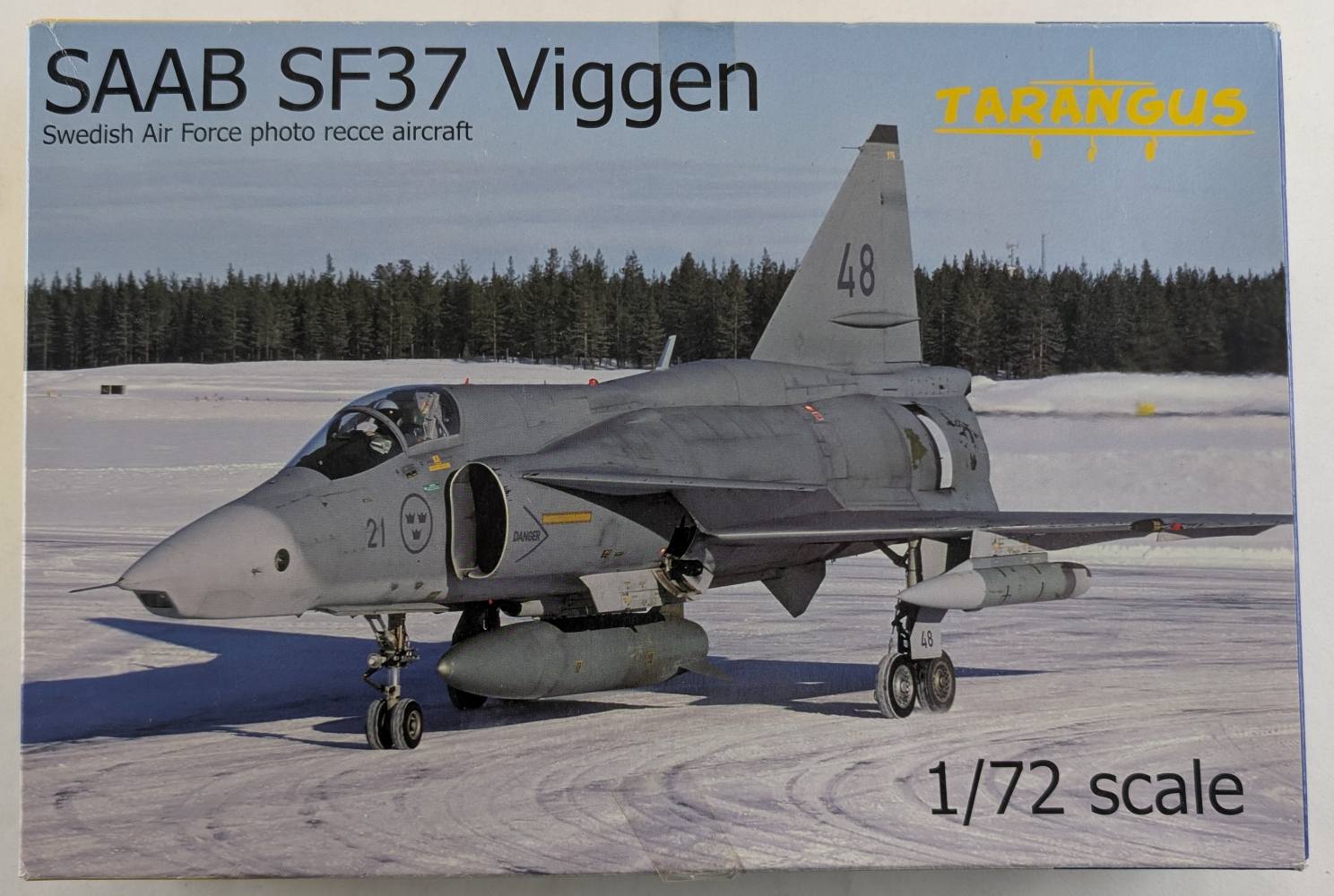 TARANGUS 7204 SAAB SF37 VIGGEN Aircraft Model Kits