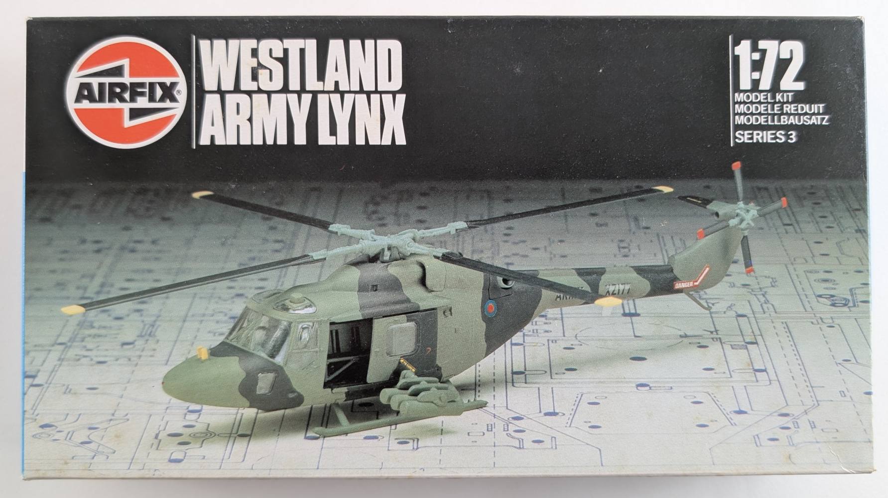 AIRFIX 03025 1986 WESTLAND ARMY LYNX Aircraft Model Kits