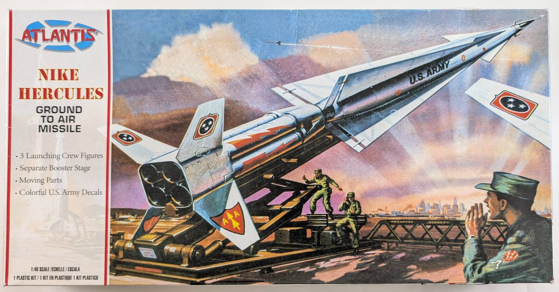 ATLANTIS H1804 NIKE HERCULES MISSILE Military Model Kits