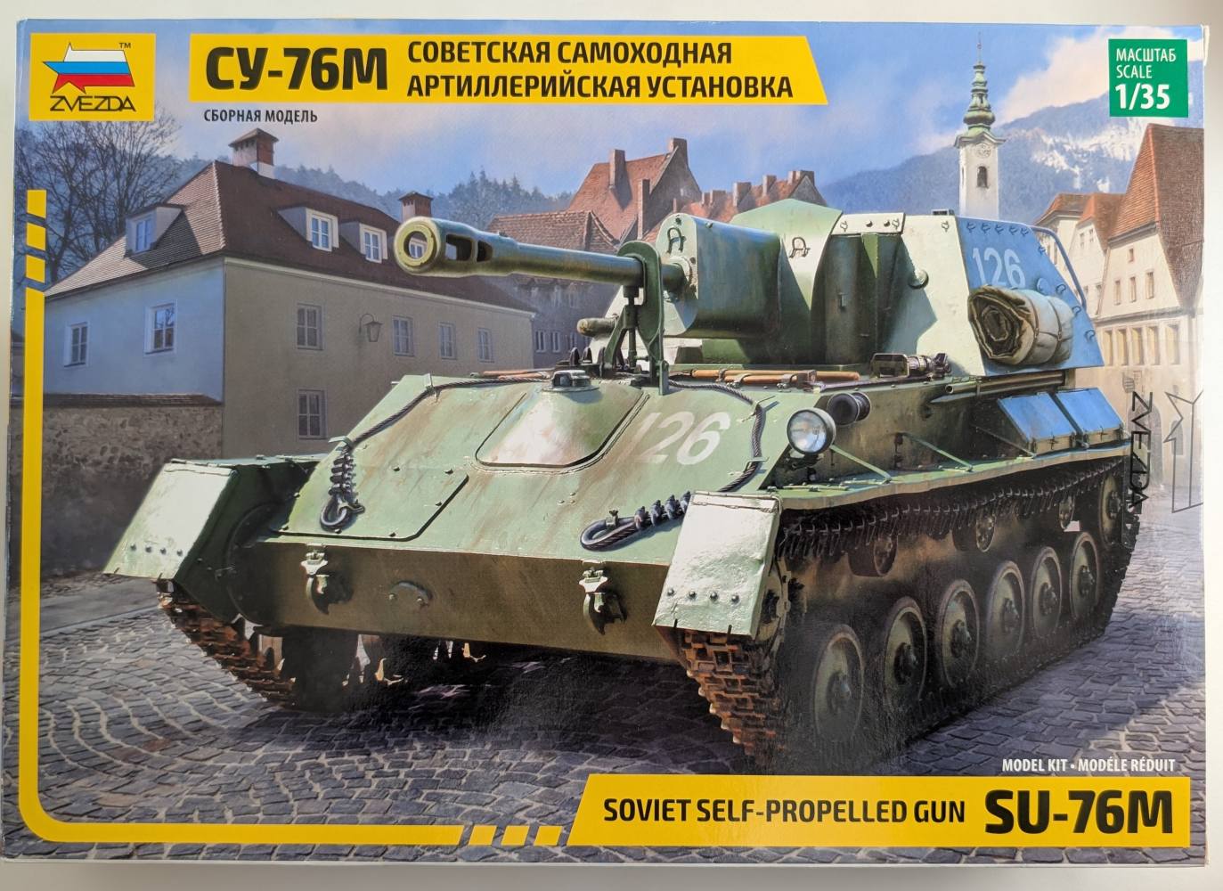 ZVEZDA MODELS 3662 SU-76M Military Model Kits