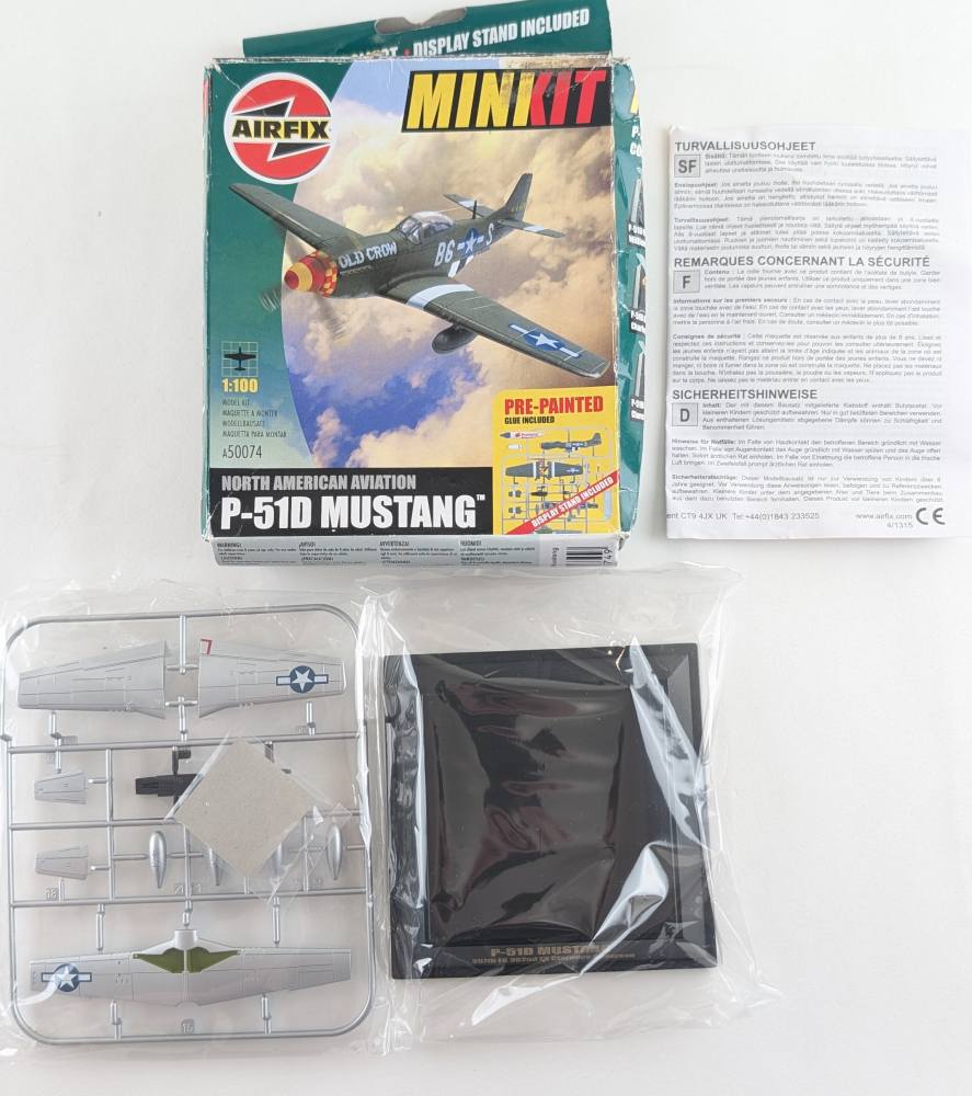 KINGKIT MODEL SCRAPYARD AIRCRAFT A50074 P-51D MUSTANG INCOMPLETE Salvage Yard