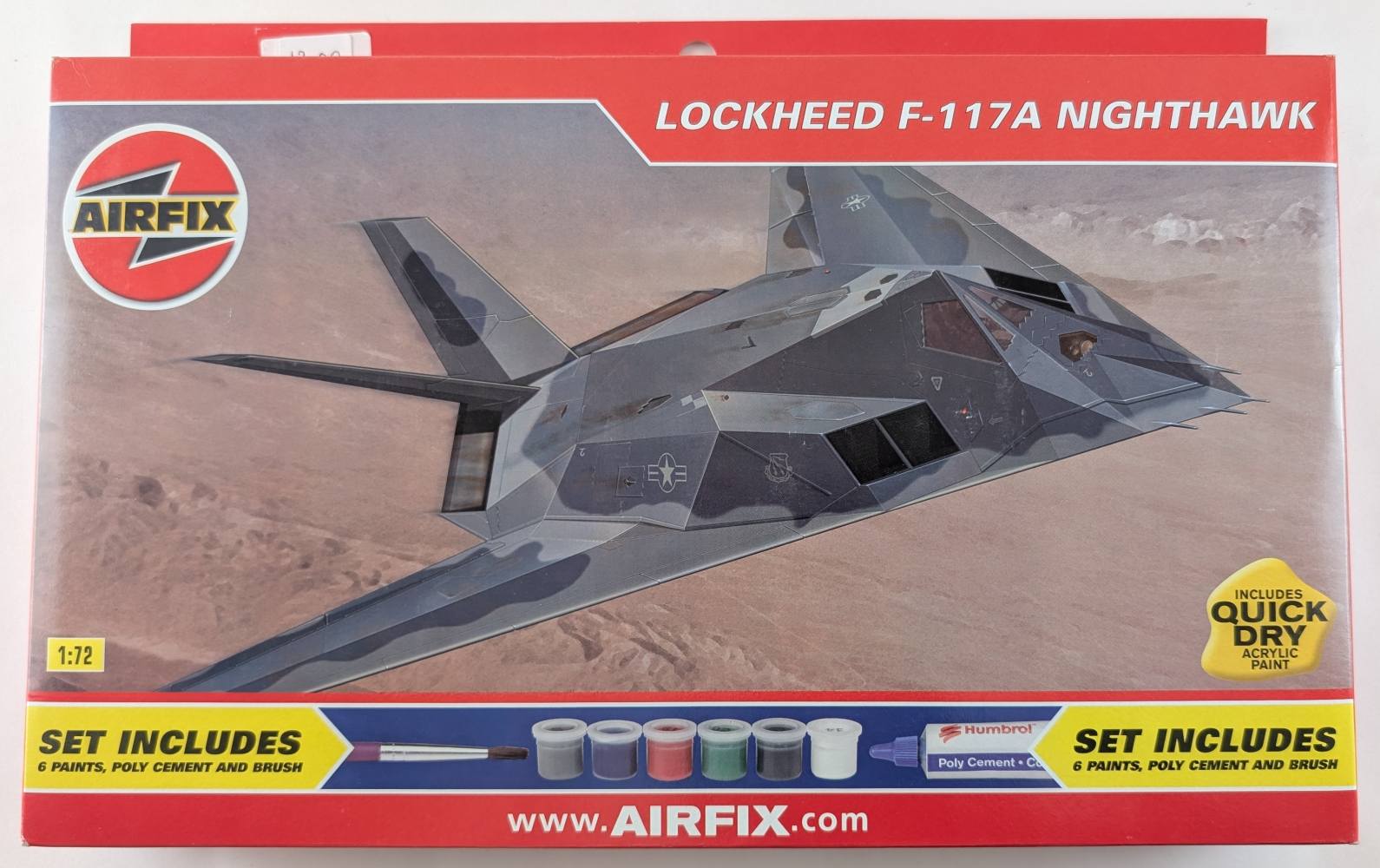 AIRFIX 05033G LOCKHEED F-117A NIGHTHAWK Aircraft Model Kits
