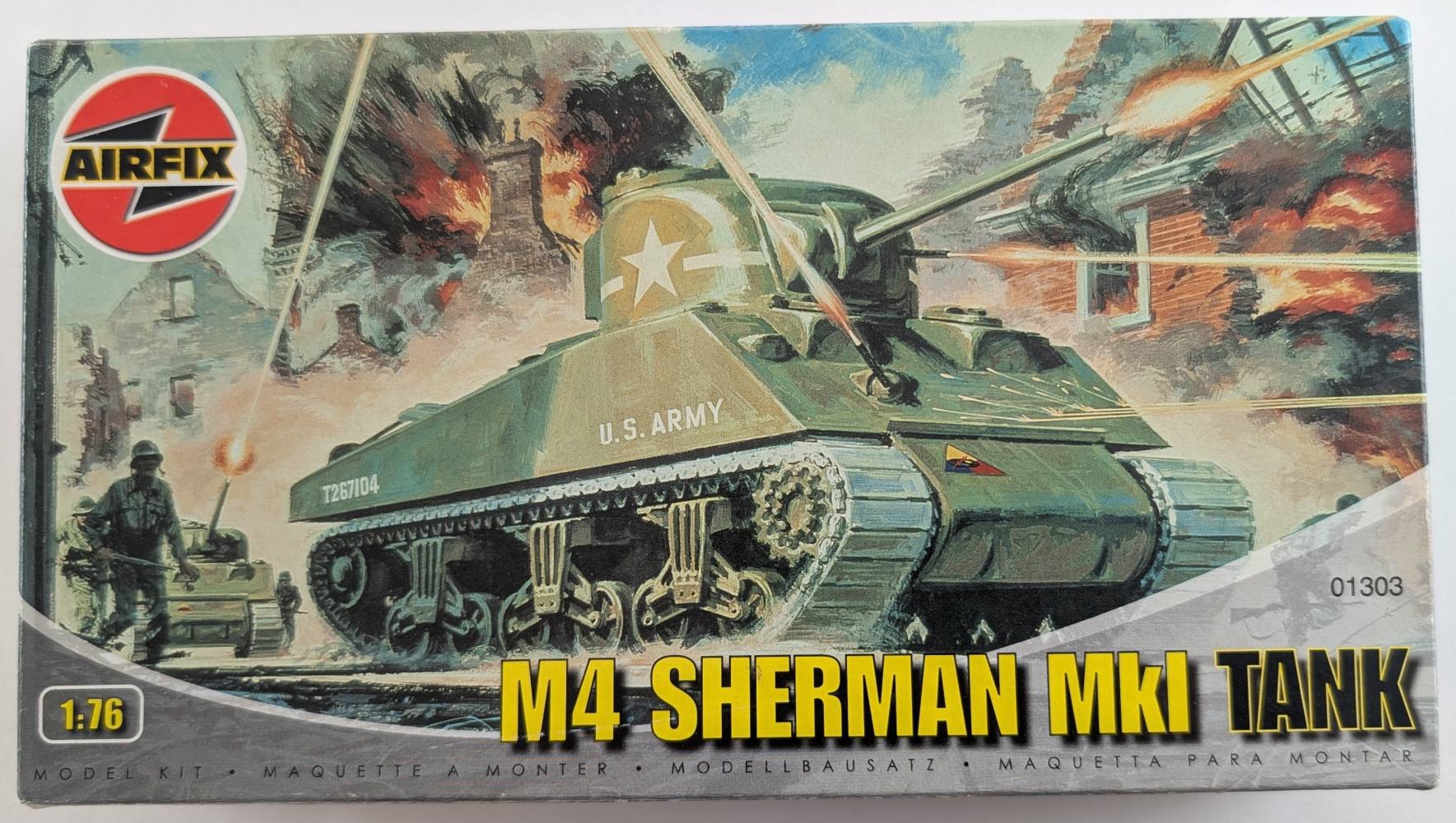 AIRFIX 2005 01303 M4 SHERMAN MKI TANK Military Model Kits