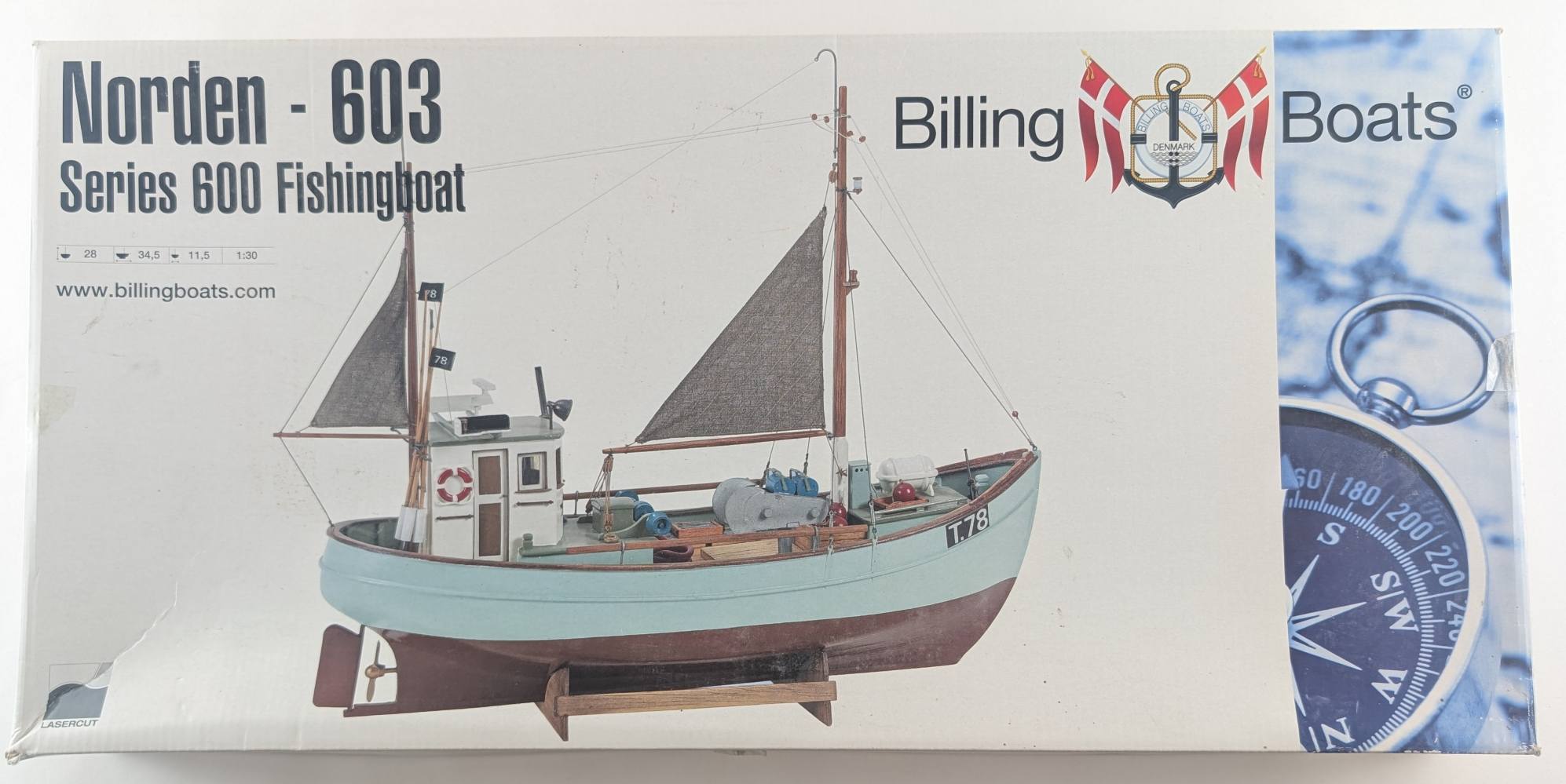 BILLING BOATS NORDEN 603 UK SALE ONLY Model Ships Kits