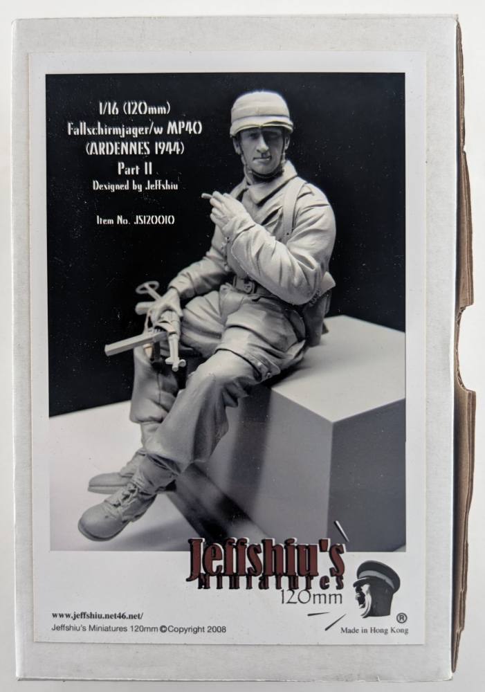 JEFFSHIU 120010 FALLSCHIRMJAGER /W MP40 ARDENNES 1944 Model Figures