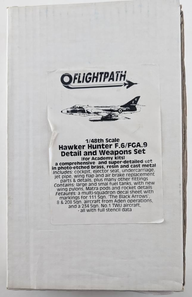 FLIGHTPATH HAWKER HUNTER F.6/FGA9 DETAIL AND WEAPONS SET Conversion Sets