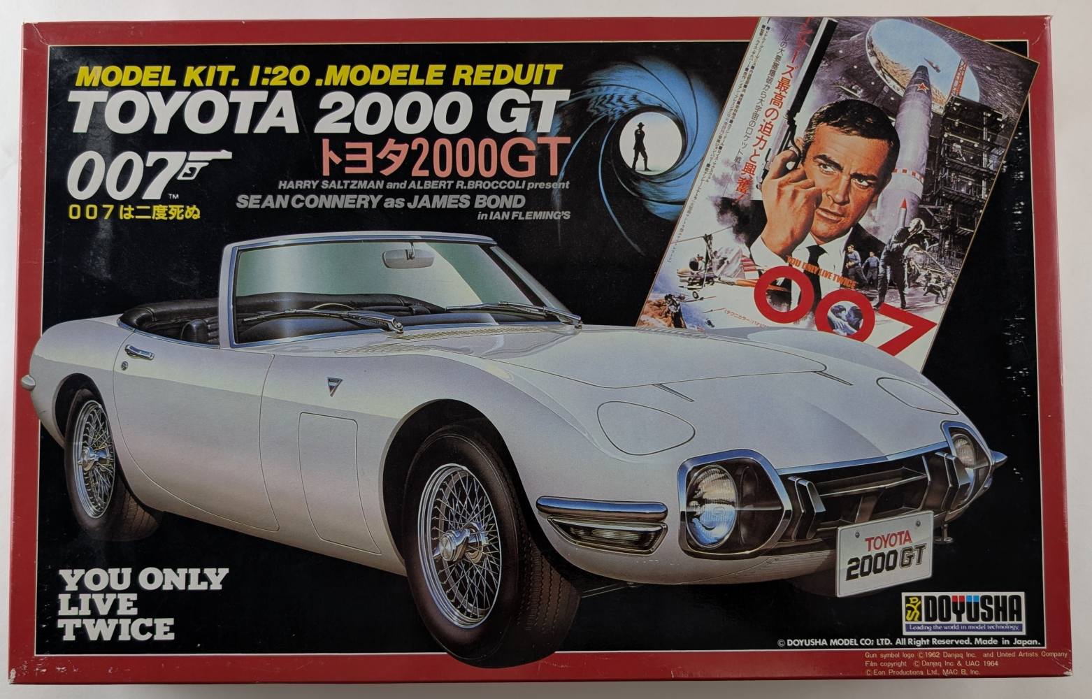 DOYUSHA 073500 TOYOTA 2000 GT 007 YOU ONLY LIVE TWICE Cars, Motorbikes & Trucks Model kits