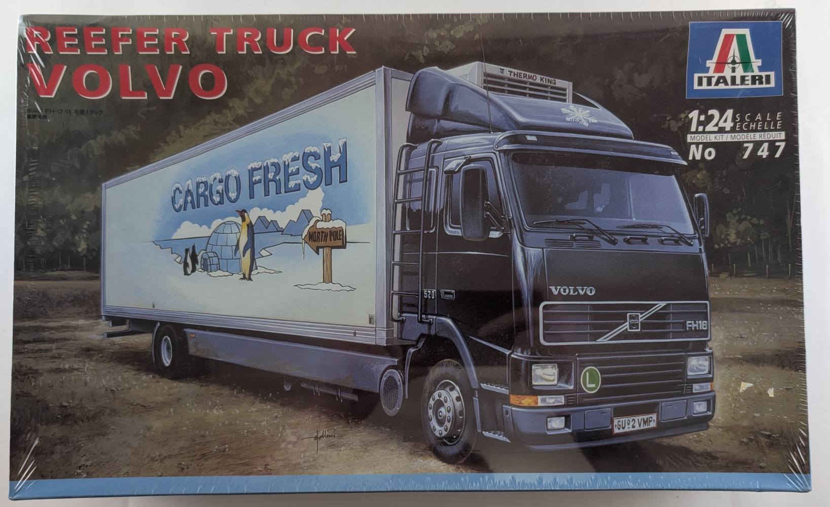 ITALERI 747 VOLVO REEFER TRUCK Cars, Motorbikes & Trucks Model kits