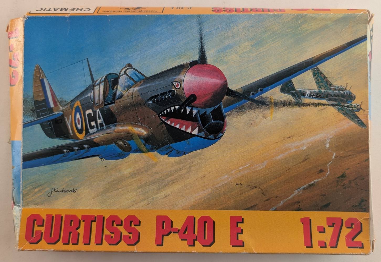 CHEMATIC CURTISS P-40 E Aircraft Model Kits