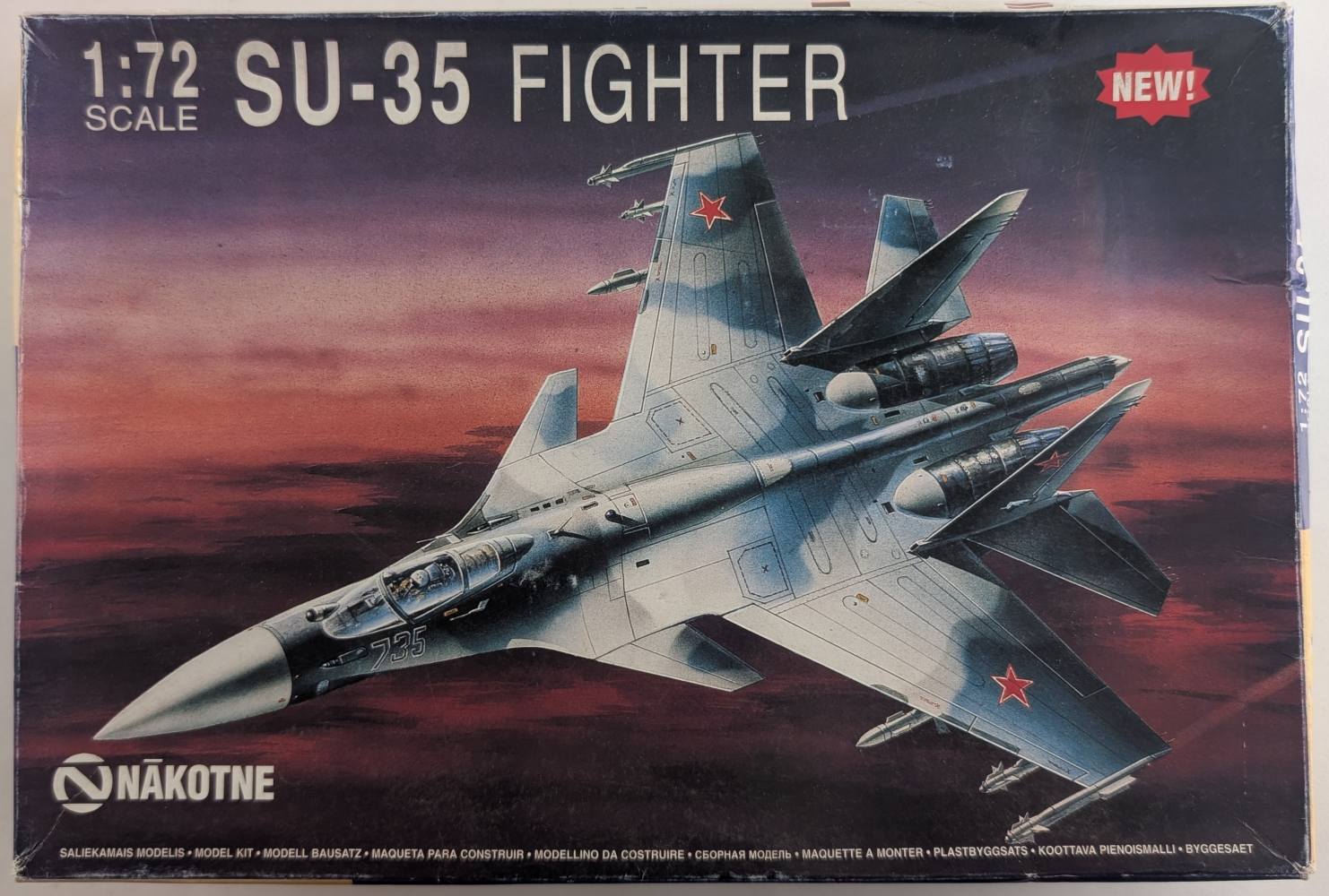 NAKOTNE SU-35 FIGHTER Aircraft Model Kits