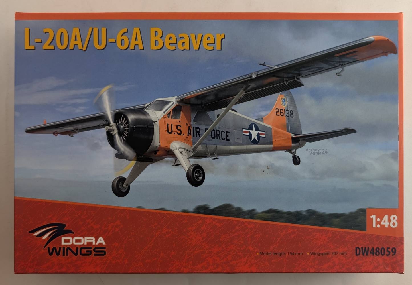 DORA WINGS 48059 L-20A/U-6A BEAVER Aircraft Model Kits