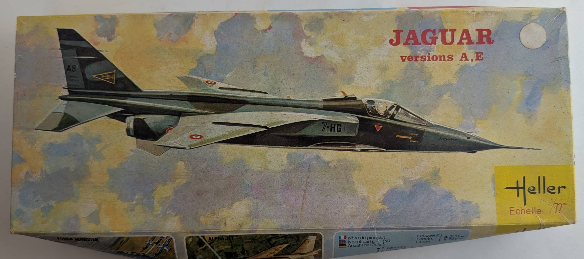 HELLER 263 JAGUAR Aircraft Model Kits