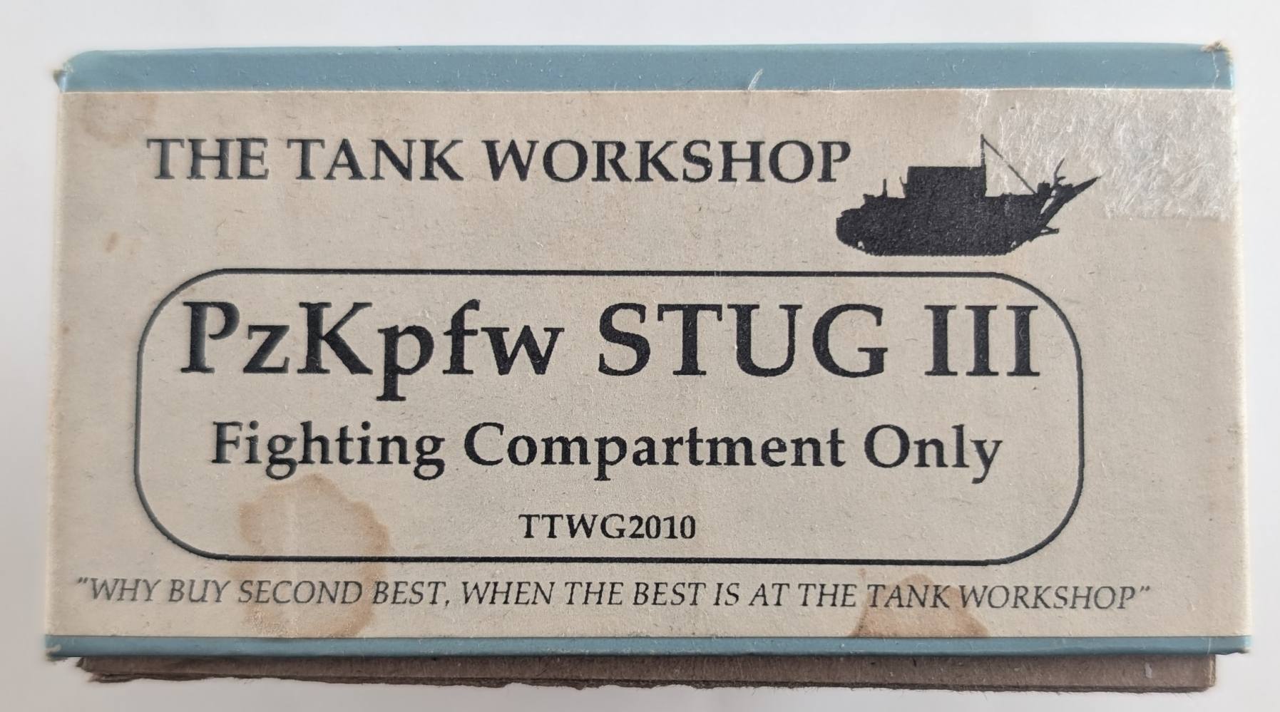 TANK WORKSHOP 2010 PZKPFW STUG III FIGHTING COMPARTMENT ONLY Conversion Sets