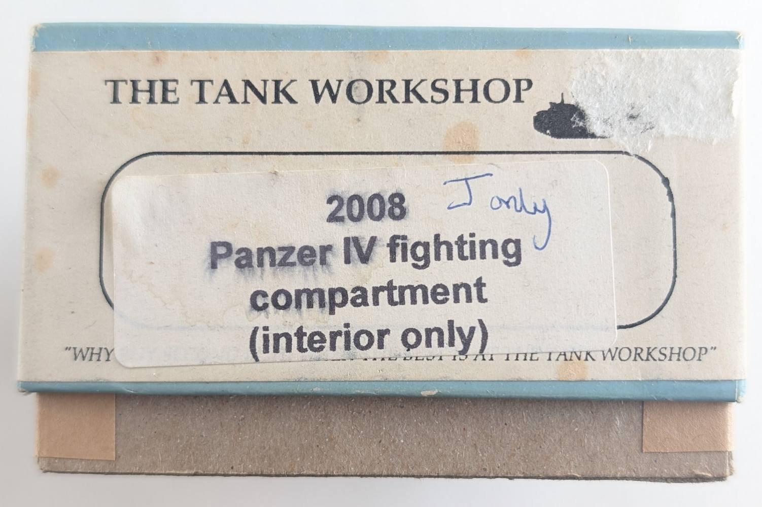TANK WORKSHOP 2008 PANZER IV FIGHTING COMPARTMENT INTERIOR ONLY Conversion Sets