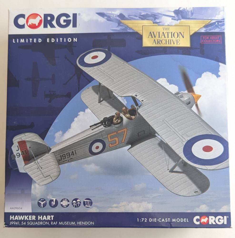 CORGI AA39604 HAWKER HART Aircraft Model Kits
