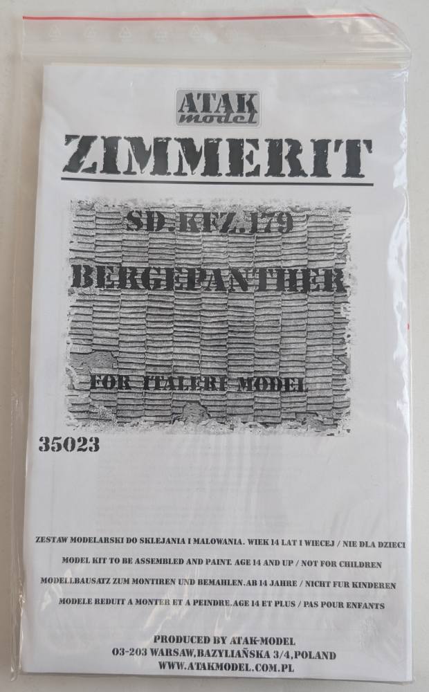 ATAK MODEL 35023 SD.KFZ.179 BERGEPANTHER FOR ITALERI MODEL Conversion Sets