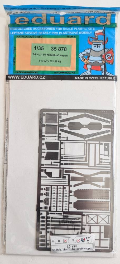 EDUARD 35878 SD.KFZ.11/4 NEBELKRAFTWAGEN Conversion Sets